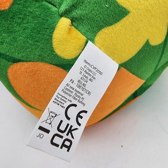 Cats Vs Pickles Large Splat Bean Bag Plush 9" Multicolor Kawaii Stuffed Toy - Picture 6 of 8